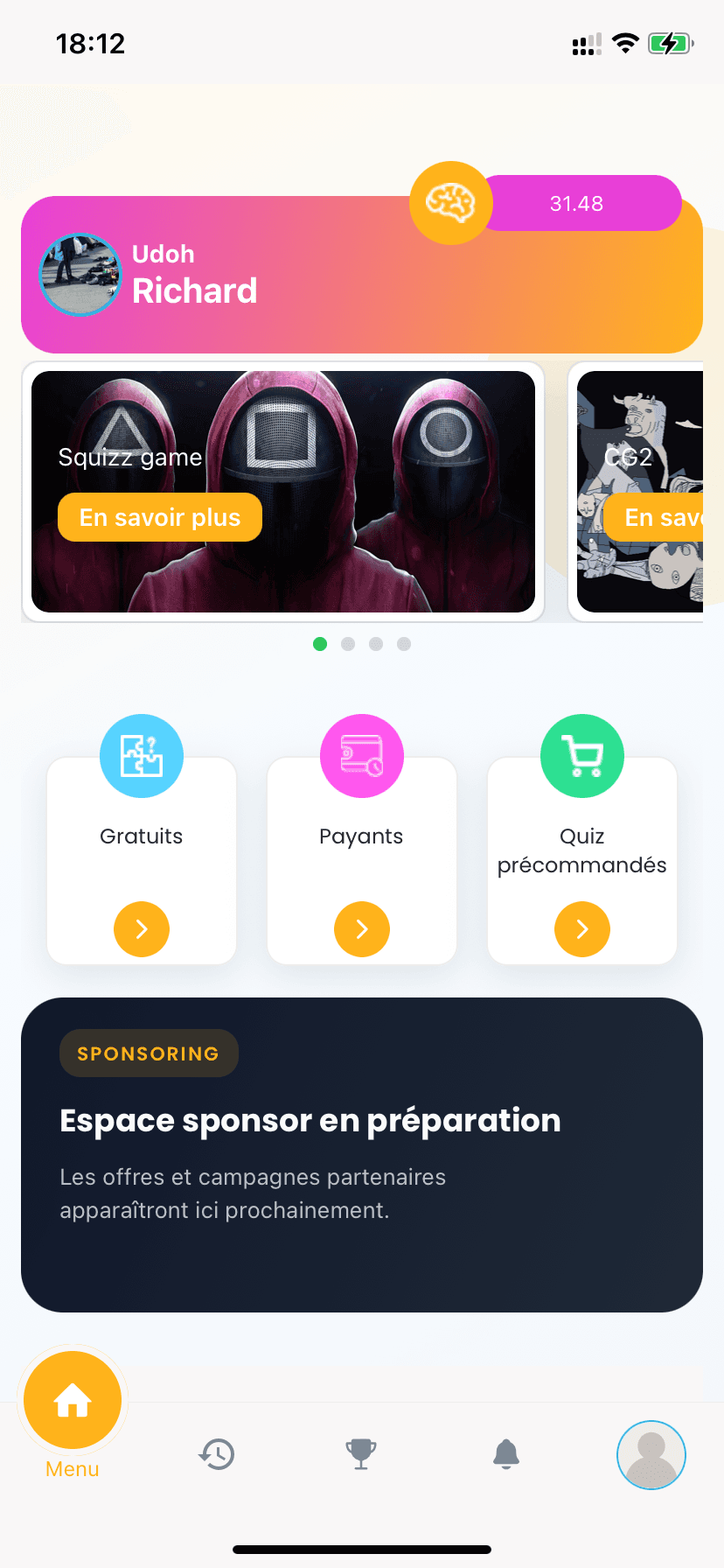Accueil Squiz Brain